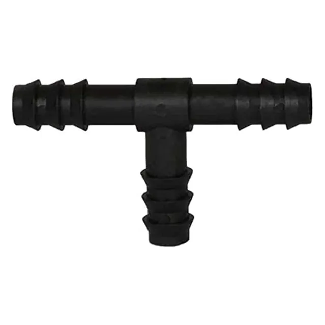 Straight Connector for Irrigation 16mm - Black (50 Pieces)