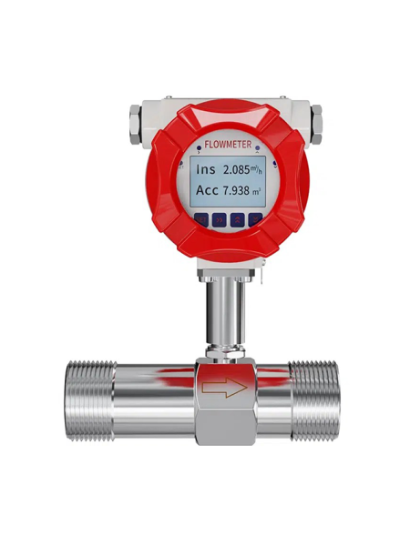 Turbine flowmeter thread connection