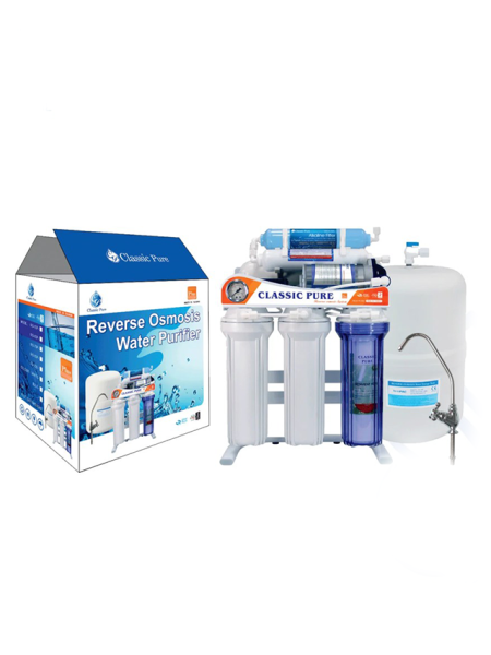 8-Stage Home Water Purifier Machine (Taiwanese) with Stand and Pressure Gauge