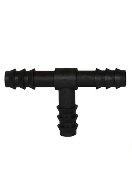 Straight Connector for Irrigation 16mm - Black (50 Pieces)