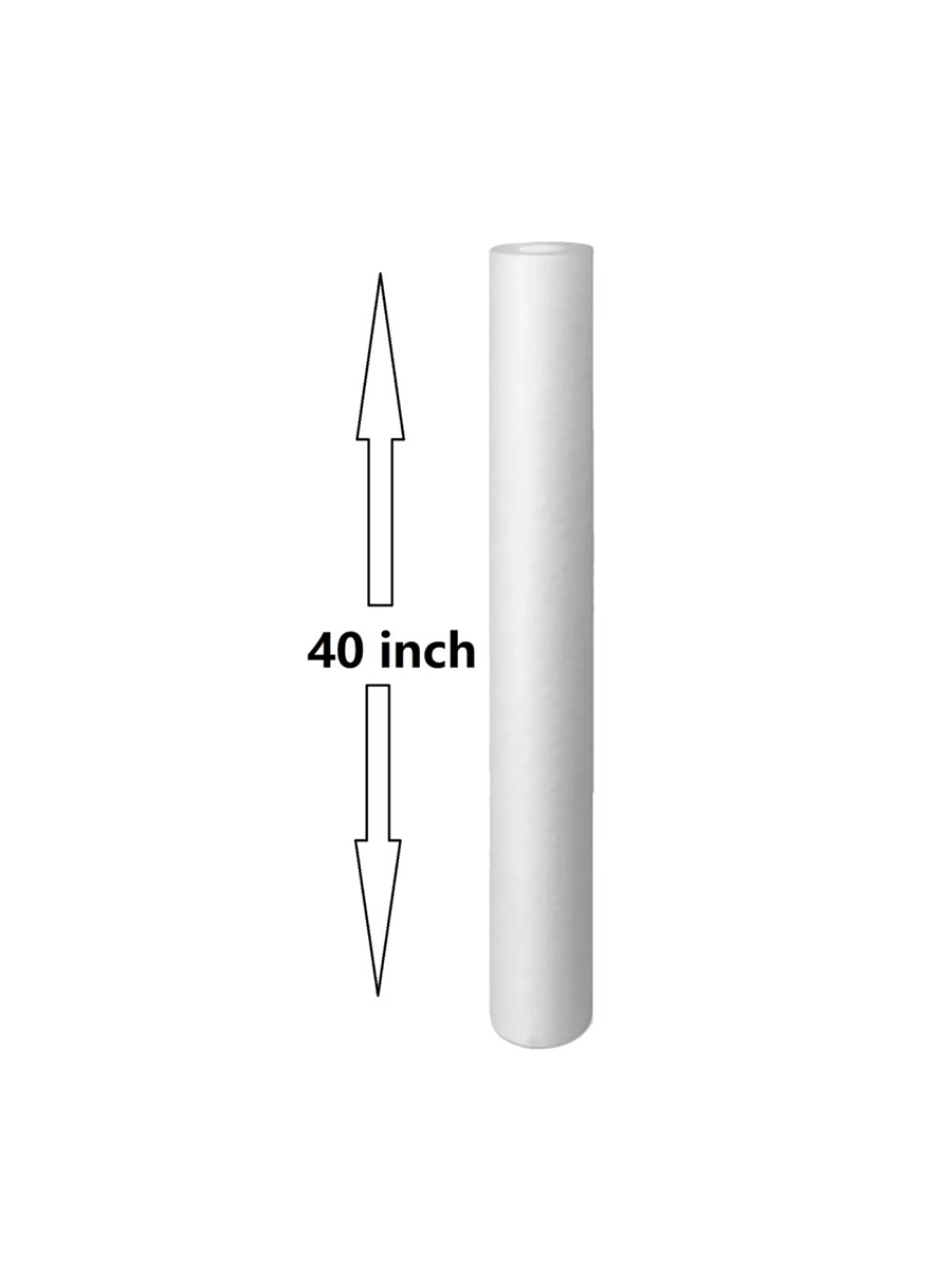 40-Inch Cotton Filter Cartridge (5 Microns, Atlas Italian) for Stainless Steel and Plastic Filters